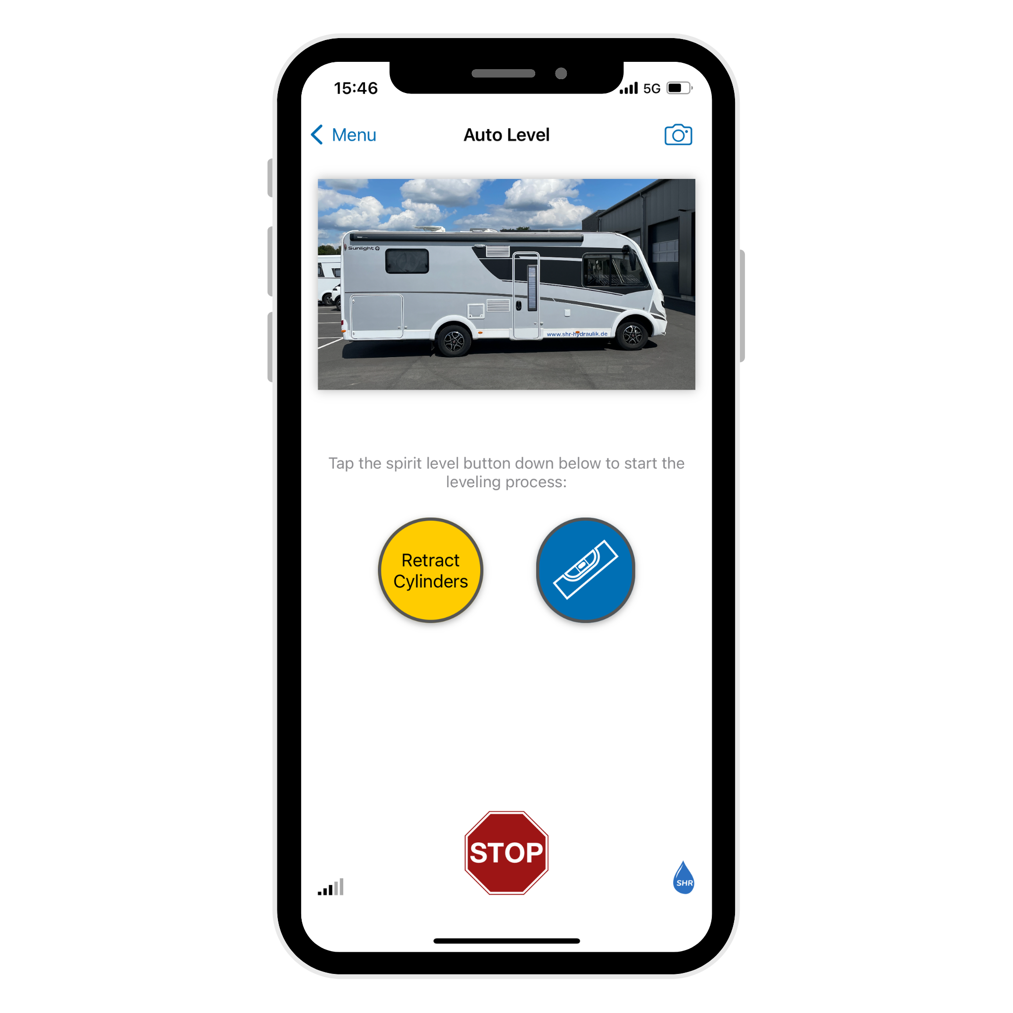 SHR-Hydraulik Self-Levelling System for Chausson models (Ford) 2024 to current