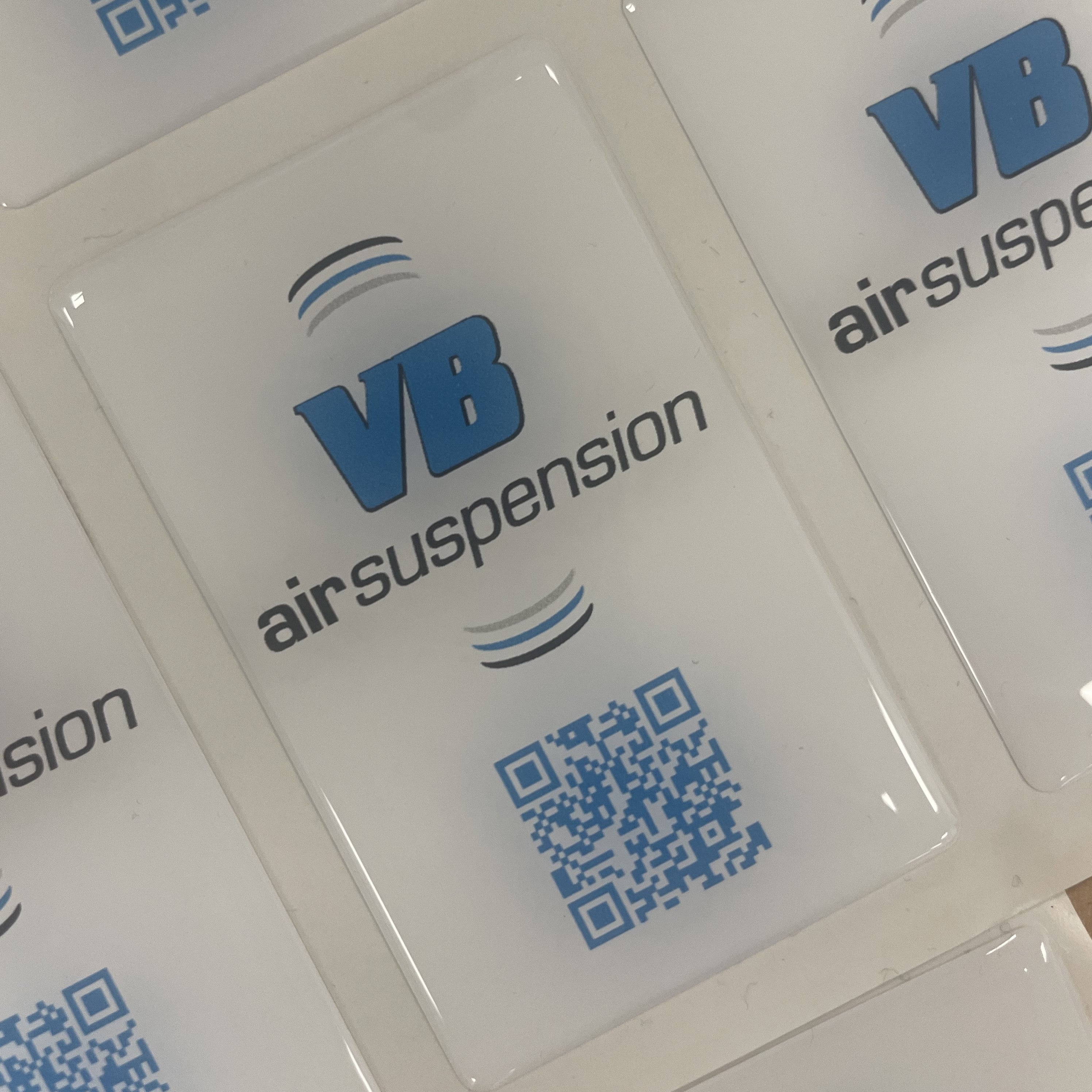 VB-Airsuspension QR code vehicle sticker