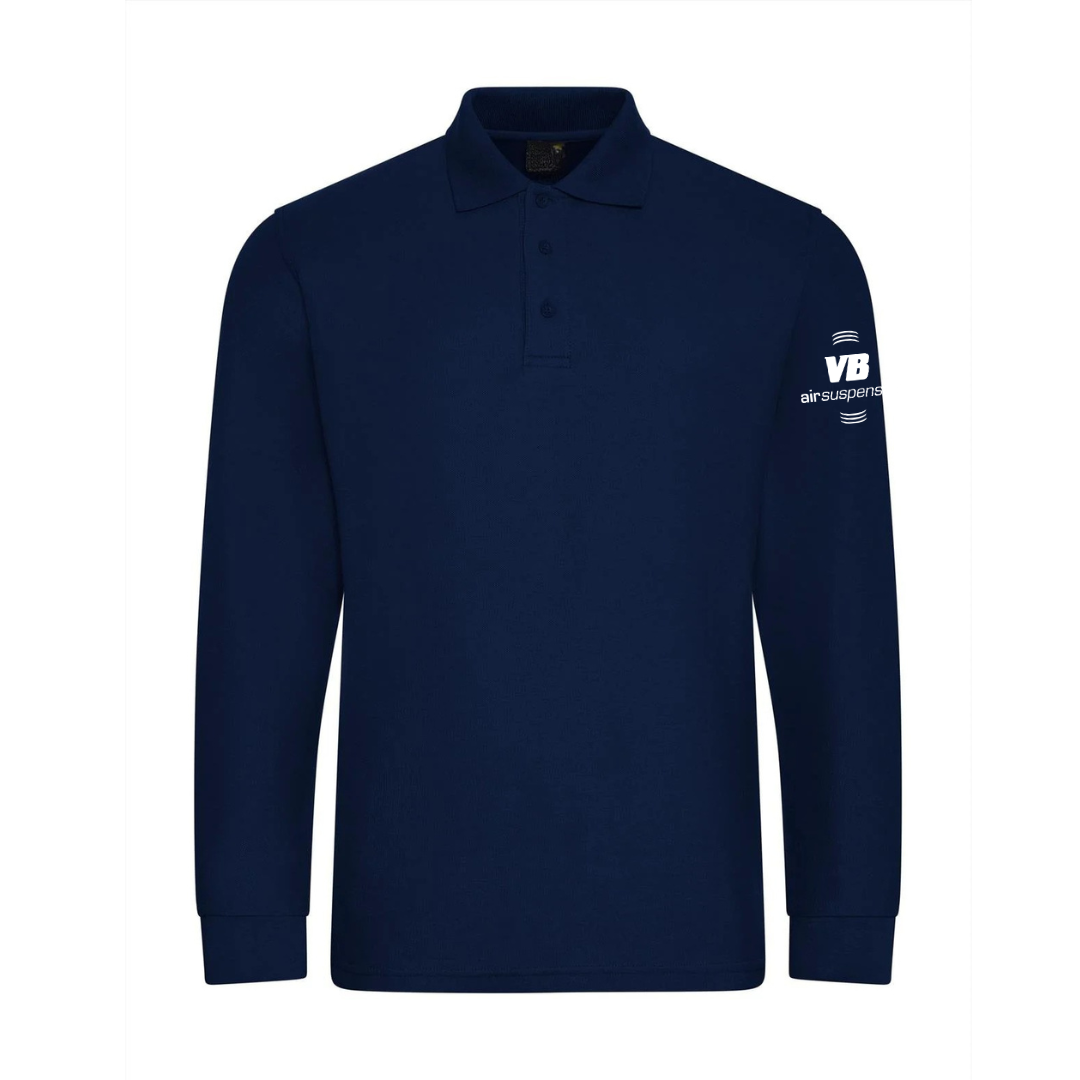 VB-Airsuspension long-sleeved polo shirt
