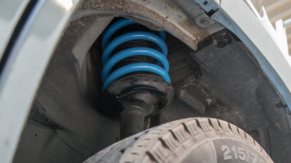 VB-FSD Technology front struts (pair) including VB-CoilSpring for Burstner Campeo range MY2023-Current