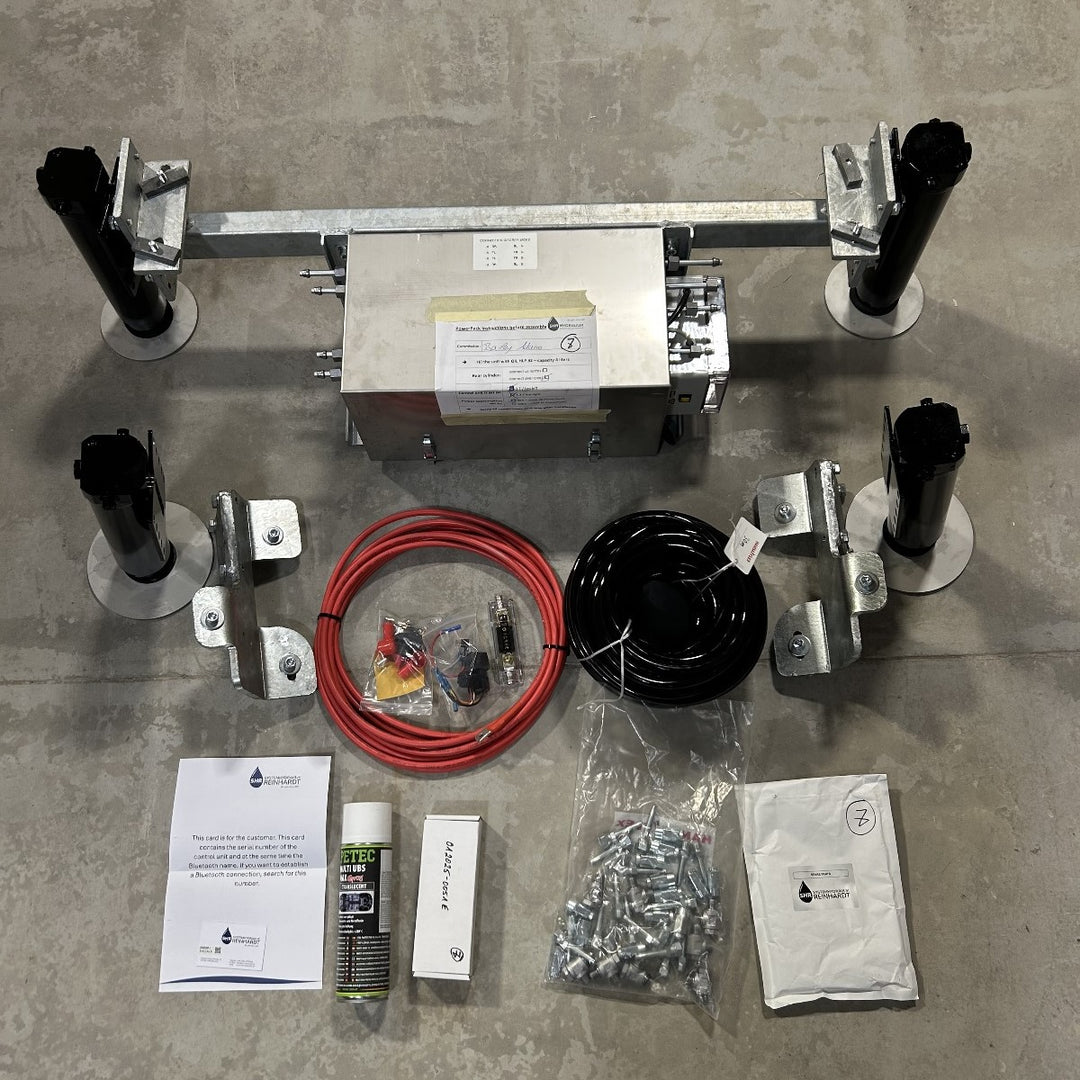 SHR Hydraulik Self-Levelling System for Ford Transit V363 chassis from 2014 to current